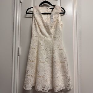 NWT WHBM white lace dress perfect for bridal events